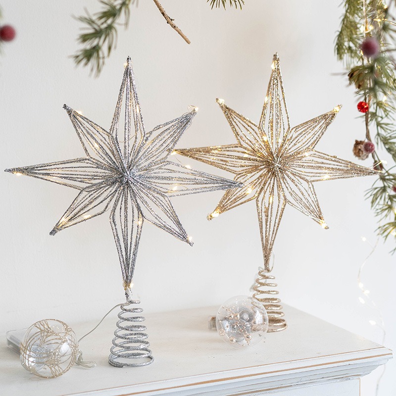 Star Tree Topper - Новогоднее украшение: железная звезда на верхушку