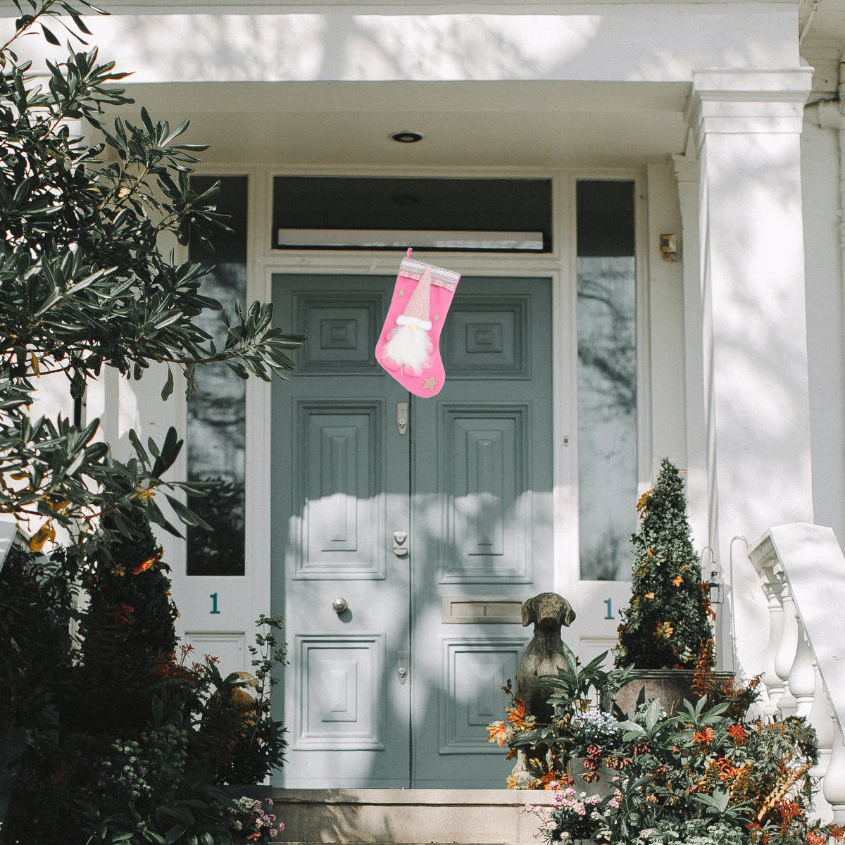 1 шт. Рождественский чехол-меш – обзор и цена Christmas Stocking Hanging