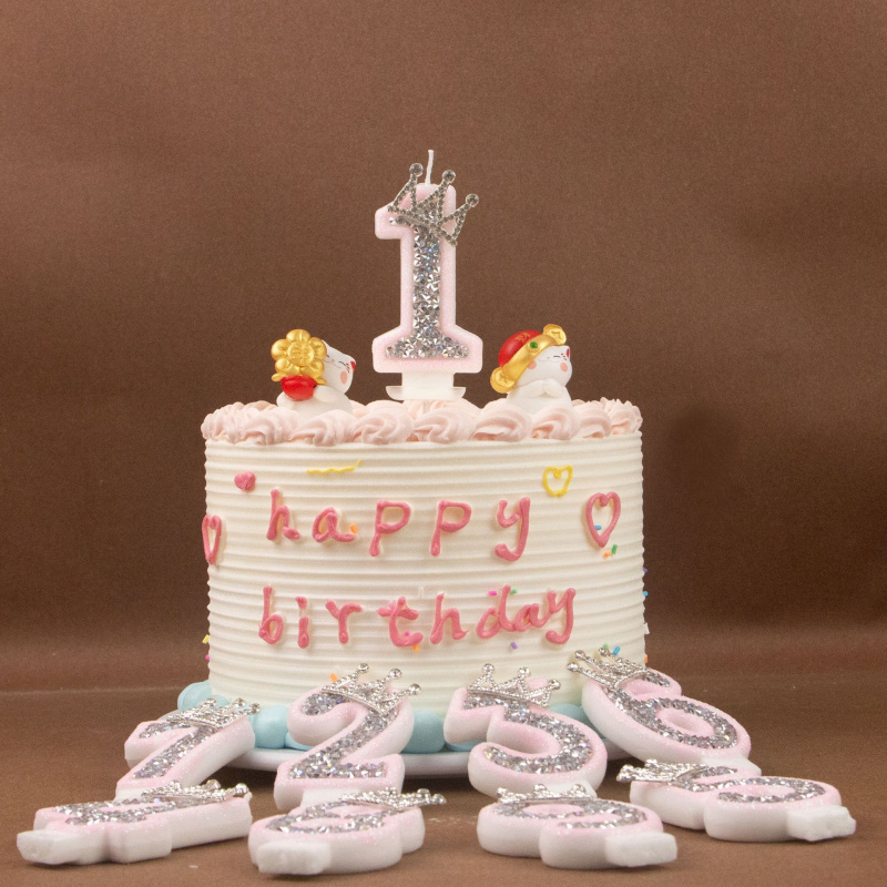 Цифровые свечи 0-9, розовые, с – обзор и цена Holiday Candle Set
