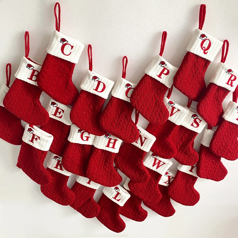 Рождественские украшения 2025  – обзор и цена Christmas Stocking Hanging